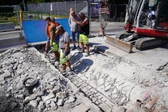 KLB Betonabbruch für Einbau neuer Dilatation