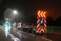 KLB Straßensperre für Einstieg WL Kammer von Fahrbahn