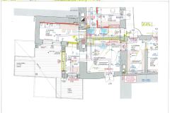 DOM  Auszug Arch.-Plan Grundriss, Bereich Kaminabbruch