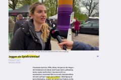 2023-04-22  einfache und nachhaltige Lösung :  beim Laufen ein Kopftuch tragen, so ein gewisser Hassan