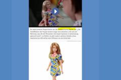 2023-04-25  alles nur Augenauswischerei, die schwarze, kugelrunde Barbie im Rollstuhl ist das Ideal