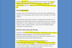 2023-05-10  das größte Problem der geifernden Journalist_innen : jeder, der will, kann sich die unsäglichen Carlsson-Shows auf YT selbst ansehen