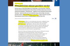 2023-05-26  die für die Globalisten so nützlichen, selbstklebenden  Vollidioten & Ökofaschisten erhalten natürlich  Schützenhilfe von denselben