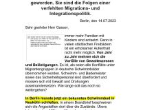 2023-07-14  liegt wohl daran, dass Politiker*innen so selten in Freibäder gehen
