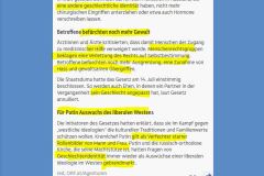2023-07-24  geschlechtsangleichend ?  angleichend an was, meine kranken Damen und Herren ?