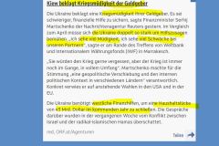 2023-10-15  die Bürger, die die Rechnung für die Nato-Osterweiterung bezahlen, sind auch schon sehr müde