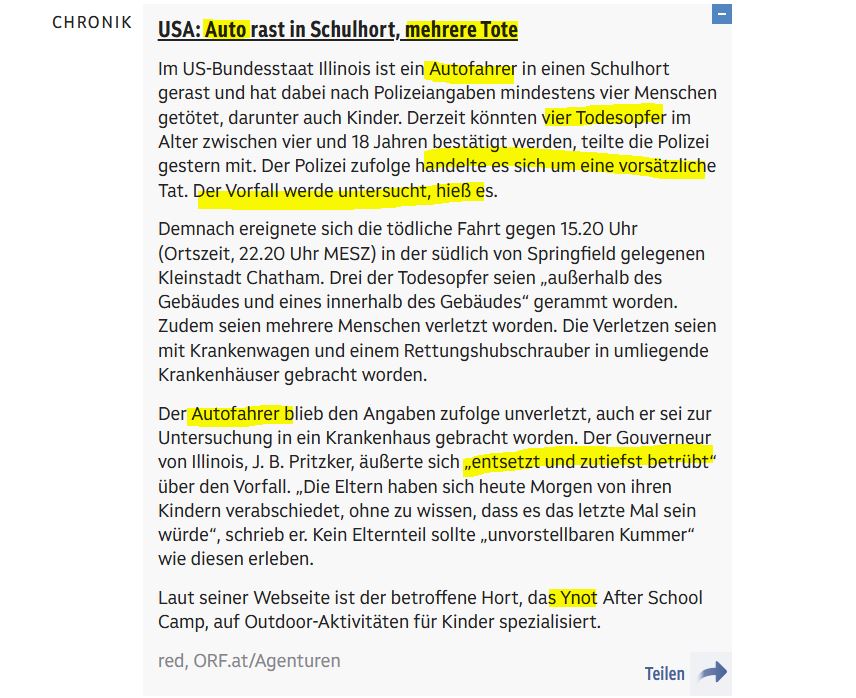 2025-04-29  eh´  klar, das Wichtigste, die Automarke, wurde wieder unterschlagen, scheiß Journalisten !