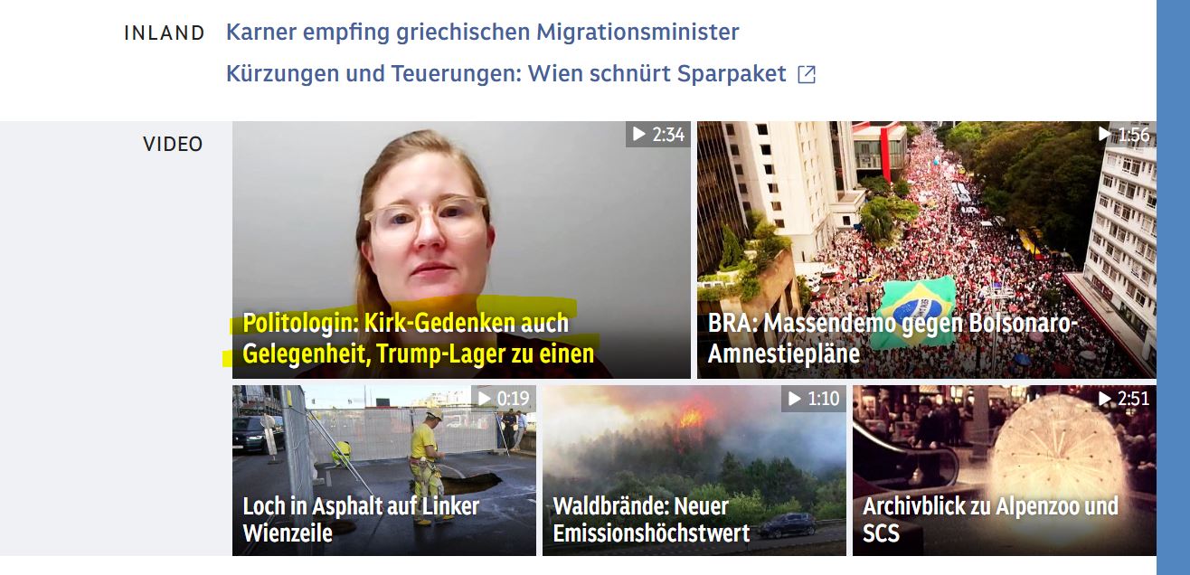 2025-09-22  also, die hätten wohl eine Politologin of Calla nehmen können, der Impäct wär´ noch powerfuller gewesen