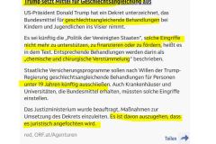 2025-01-29  könnte mir bitte ein geistig gesunder Mensch erklären, was eine ´Geschlechtsangleichung´ ( bei Minderjährigen !!)  ist.