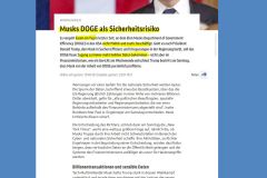 2025-02-10  Aufdeckung von Verschwendung und Korruption im großen Stil in der Tat ein Sicherheitsrisiko...für die Täter