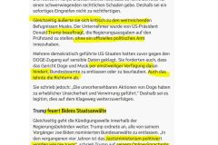 2025-02-19  zu erwähnen, welche haarsträubenden Erkenntnisse DOGE bis dato erbracht hat, wird weiterhin vornehm unterlassen
