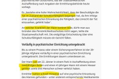 2025-02-28  es wird wohl der gefürchtete Morbus Islamicus gewesen sein, so ein Bürger am Rande des Wahnsinns