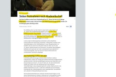 2025-03-18  durch seinen Ballbesuch mit Studentenkappe hat der 60-Jährige linke, besorgte Bürger unnötig provoziert