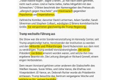 2025-03-24  sog. Komiker verspotten die Regierung, das sind ja Zustände wie im Alten Rom