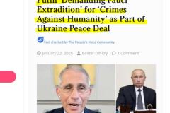 2025-04-12  Bye, bye, ´I am the Science-Fauci´, enjoy Siberian climate