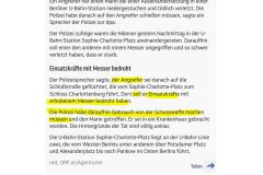 2025-04-13  dem Vernehmen nach ein Disput zw. einem Bayern und einem echten Berliner, Hintergründe unklar