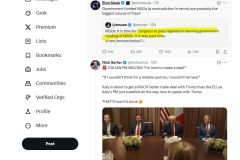 2025-04-18  X is the voice of the People, therefore hated by braindead intellectuals and corrupt & inept politicians