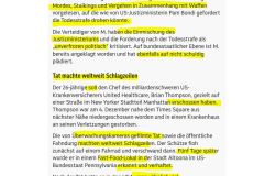 2025-04-25  so viele Sympathiebekundungen von verzweifelten Amerikaner*innen gibt´s normalerweise nur für schwarze Mörder