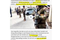 2025-04-25  wieder so ein Drama, aber es bestehe kein Verdacht. Die Nennung des Vornamens des Verdächtigen unterbleibt aus ermittlungstaktischen Gründen