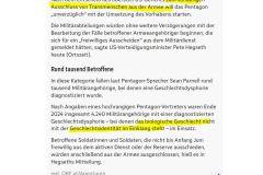 2025-05-09  diese Leute könnten helfen, die von der Leyen weiland eingeführte Kastratenquote von 50% bei der Deutschen Bundeswehr endlich zu erreichen