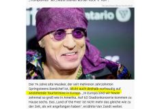 2025-05-11  in der EUdSSR sorgt der alte Bruce noch für volle Konzertsäle, das durch DOGE gestoppte USAID-Sponsoring übernimmt eh´ der alte Soros