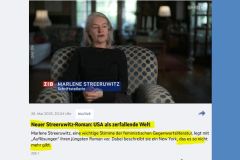 2025-05-29  dass NY ein Scheissloch geworden ist, ist natürlich auch Trumps Schuld, so die Gegenwartsliteratin tieftraurig