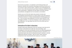 2025-06-24  der Großmufti von Damaskus zeigte sich ebenfalls entsetzt, meinte aber, eine zeitgerechte Konversion hätte die Tragödie verhindern können