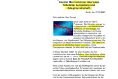 2025-06-27  Europa werde bereits von RU angegriffen.... durch das gewaltsame Beenden der 30 Jahre EU & Nato ´Osterweiterung´