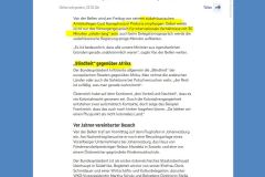 2025-07-04  Unser Bellen wird den Ramaphosa auch trösten, für das Unrecht, dass ihm dieser Trump durch infame Tatsachenfeststellung zugefügt hat