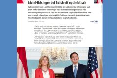 2025-07-24  so eine Lauserin, unsere Ministra, ganz republikanisch rot hat´s den Cuba-Marco betört