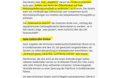 2025-08-01  wenn Sir Keir Stalin wirklich die Kinder schützen wollte, könnte er für Kindesmißbrauch ja die obligate Kastration des  verurteilten Verbrechers einführen, meinen Segen hätt´ er dazu
