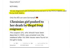 2025-09-08  it seems that the worst enemy of the german people is their progressive and compassionate i.e. feminised judicial system