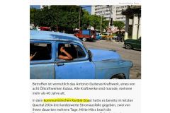 2025-09-11  schmerzhaft ist, dass auch europäische Linksintellektuelle die Karibikinsel nunmehr links liegen gelassen haben