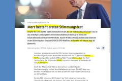 2025-09-15  Merz besteht Stimmungstest, AfD nur verdreifacht.