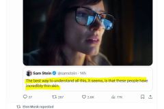 2025-09-19  these people have a incredibly thin skin, says someone with an incredibly small brain