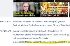 2025-09-30  die Enttäuschung darob ist der sog. Journalistin ins Gesicht geschrieben