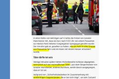 2025-10-02  vermutlich ein kaltblütiger britischer Nazi oder vielleicht doch nur ein Syrer mit ( Mohammed-) Problemen