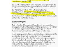 2025-10-09  nicht nur Bürger Kolumbiens, sondern vmtl. alte Verbrecherfreunde vom Presidente P.