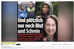 2025-10-13  ´Und plötzlich nur noch Blut und Schreie´... der pc-Nachrichtenfilter hat funktioniert, kein Mucks davon im sog. ORF