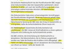 2025-10-17  ´das hohe Vertrauen in eine faktenbasierte Sendung zu untergraben´  der mit Abstand beste Witz über die BBC seit Jahren