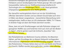 2025-10-25  gewisse Mindeststandards der NI beim Schulpersonal wären hilfreich bei der Vermeidung künftiger Zores