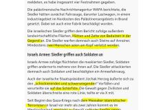 2025-11-12  unfassbar, zwei Menschen seien am Kopf verletzt worden, der UN-Sicherheitsrat wird sich wohl damit beschäftigen müssen