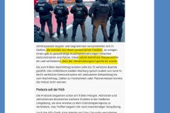 2025-11-30  die meisten Linken protestierten friedlich, nur vereinzelt mussten Wasserwerfer eingesetzt werden