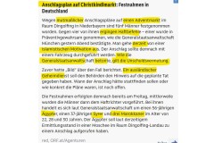 2025-12-14 da die Verdächtigen keine Rechtsgerichteten sind, gilt naturgemäß die Unschuldsvermutung