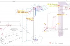 Esstisch  C1 -  Konstruktionsdetails